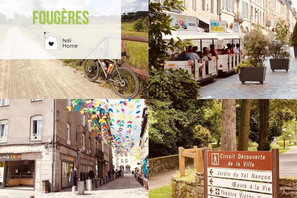 H8-2 Parenthese Du Val Nancon Leilighet Fougères Eksteriør bilde